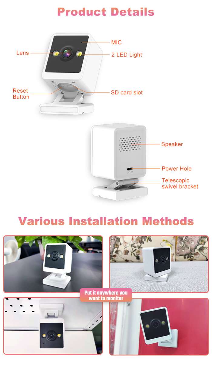 Mini Cube Best Smart Home Camera No Installation DK-07