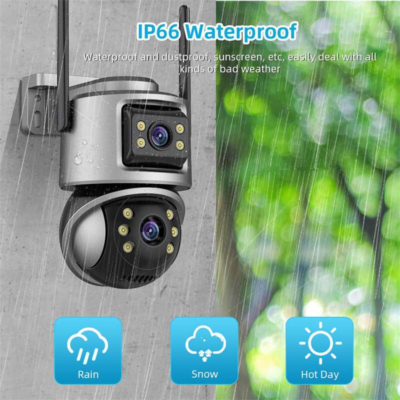 Cctv Outdoor Security Camera With Dual lens SK-19