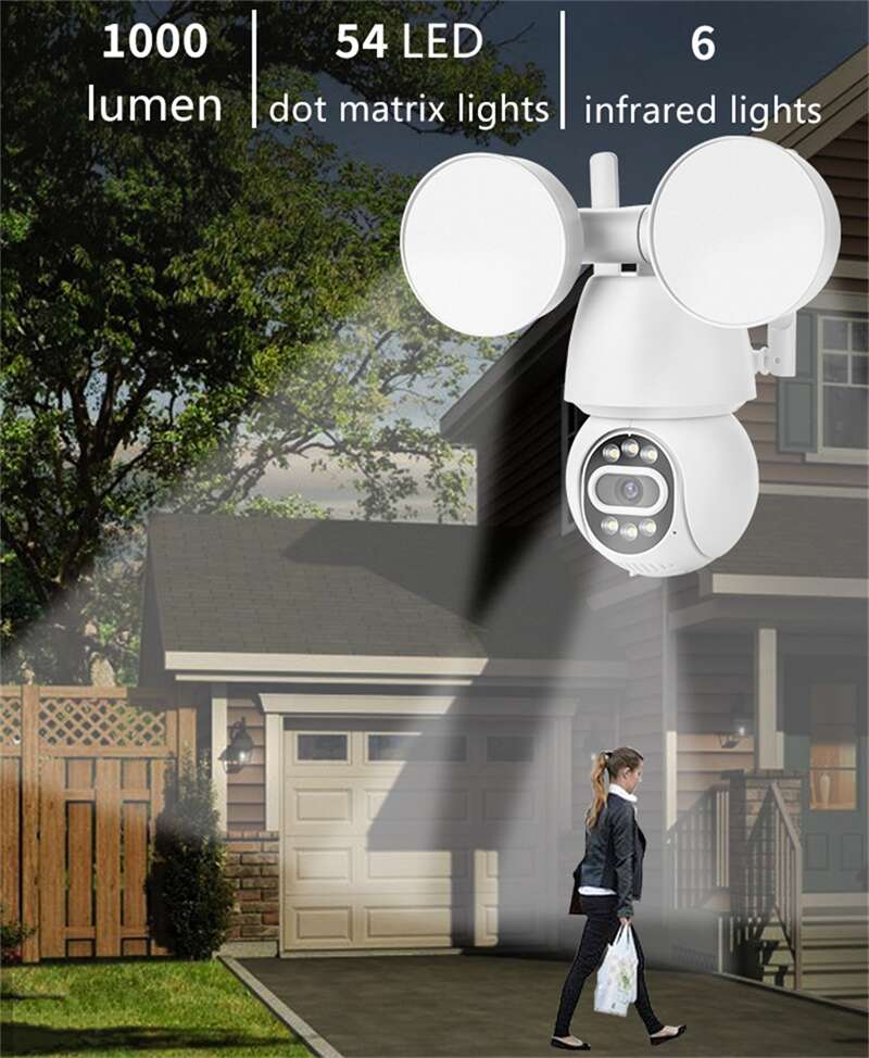 High End Wifi Cctv Outdoor Camera With Floodlights SK-20