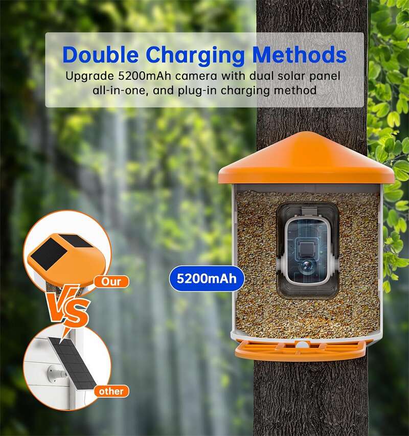 Hanging Digital Bird Feeder With AI Camera PT-10