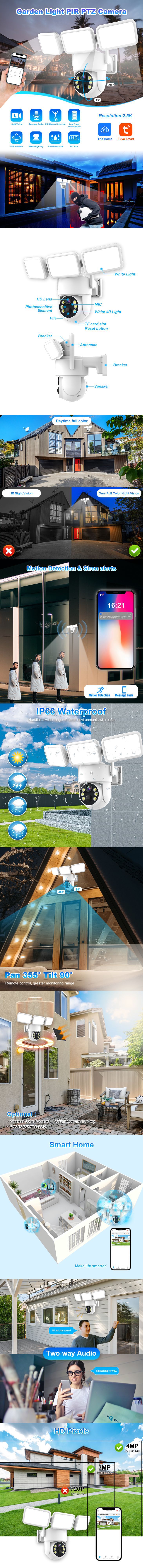 Wireless Night Vision Outdoor Cctv Security Camera SK-23