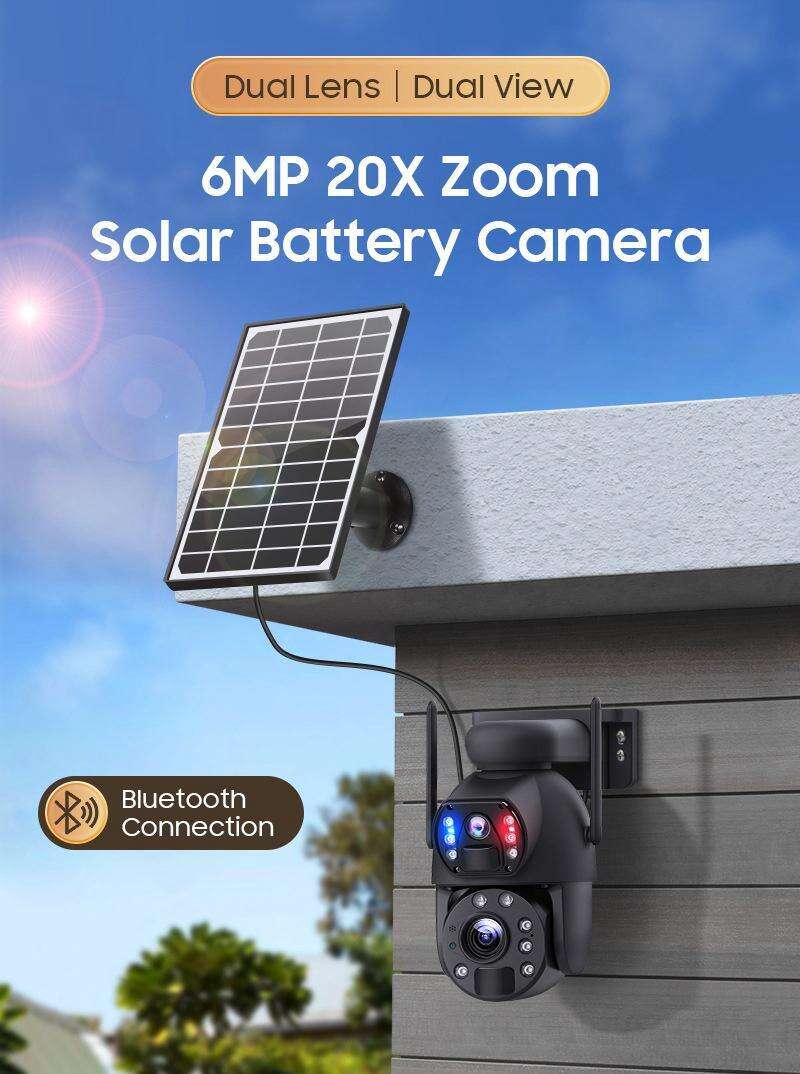 Optical Outdoor Wifi Camera With Solar Panel SR-09