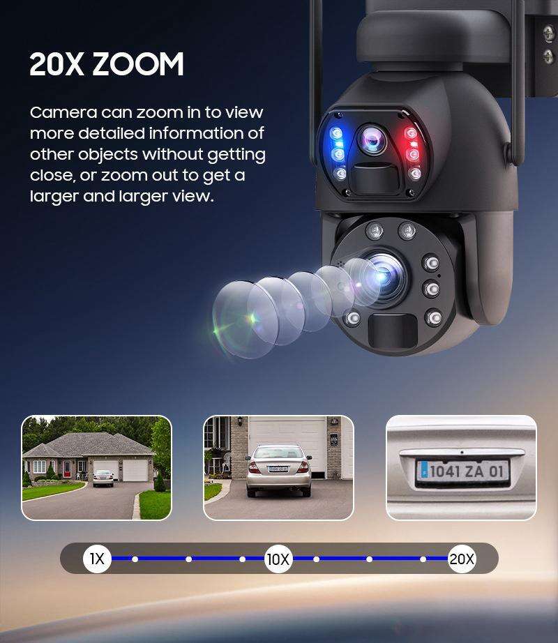 Optical Outdoor Wifi Camera With Solar Panel SR-09