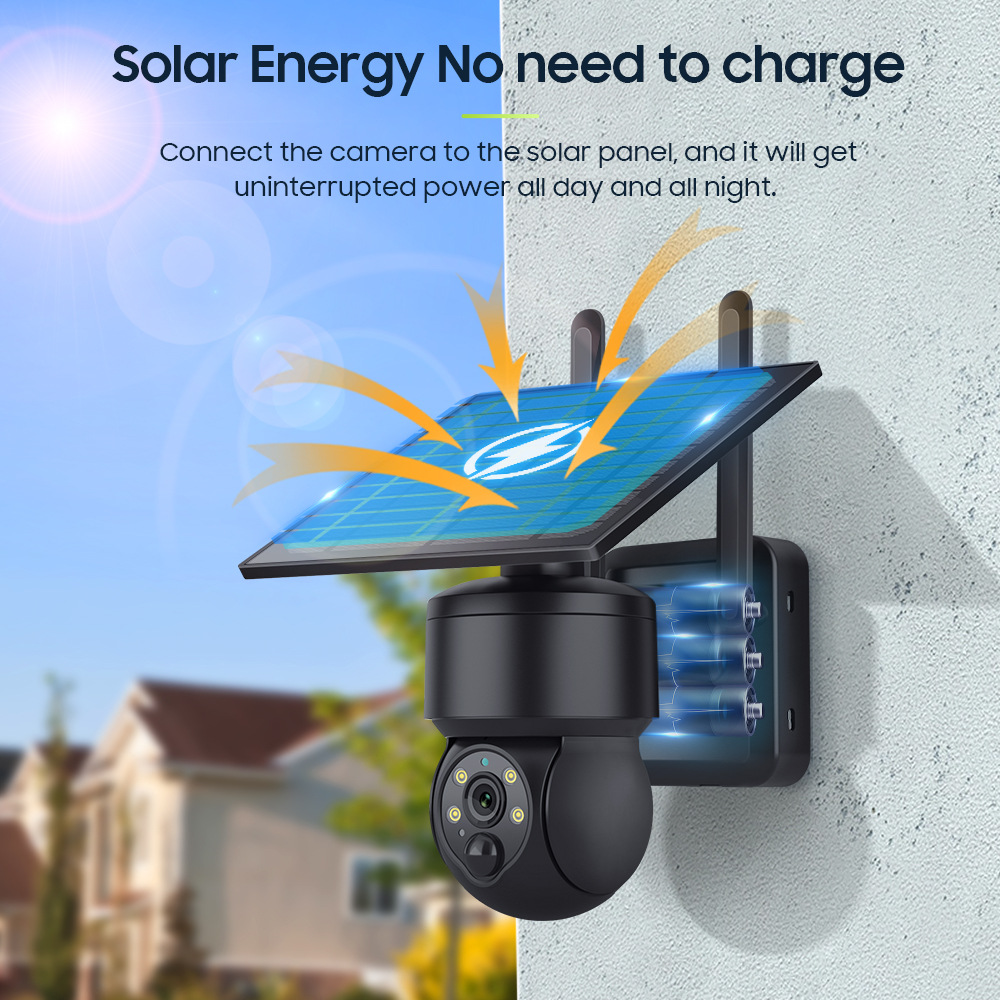 Rechargeable Solar Powered Home Security Wireless Camera SR-10