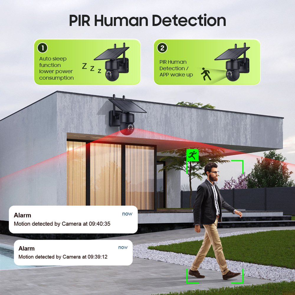 Rechargeable Solar Powered Home Security Wireless Camera SR-10