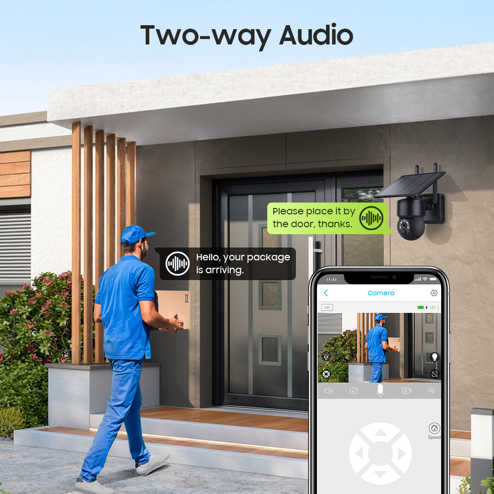 Rechargeable Solar Powered Home Security Wireless Camera SR-10